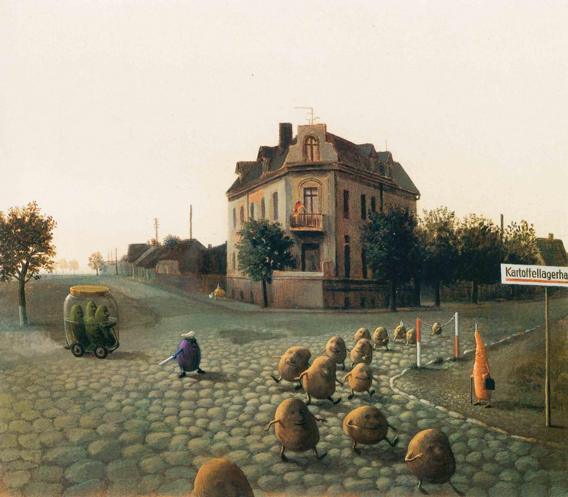 Michael Sowa (1945-), Potato Warehouse.jpg