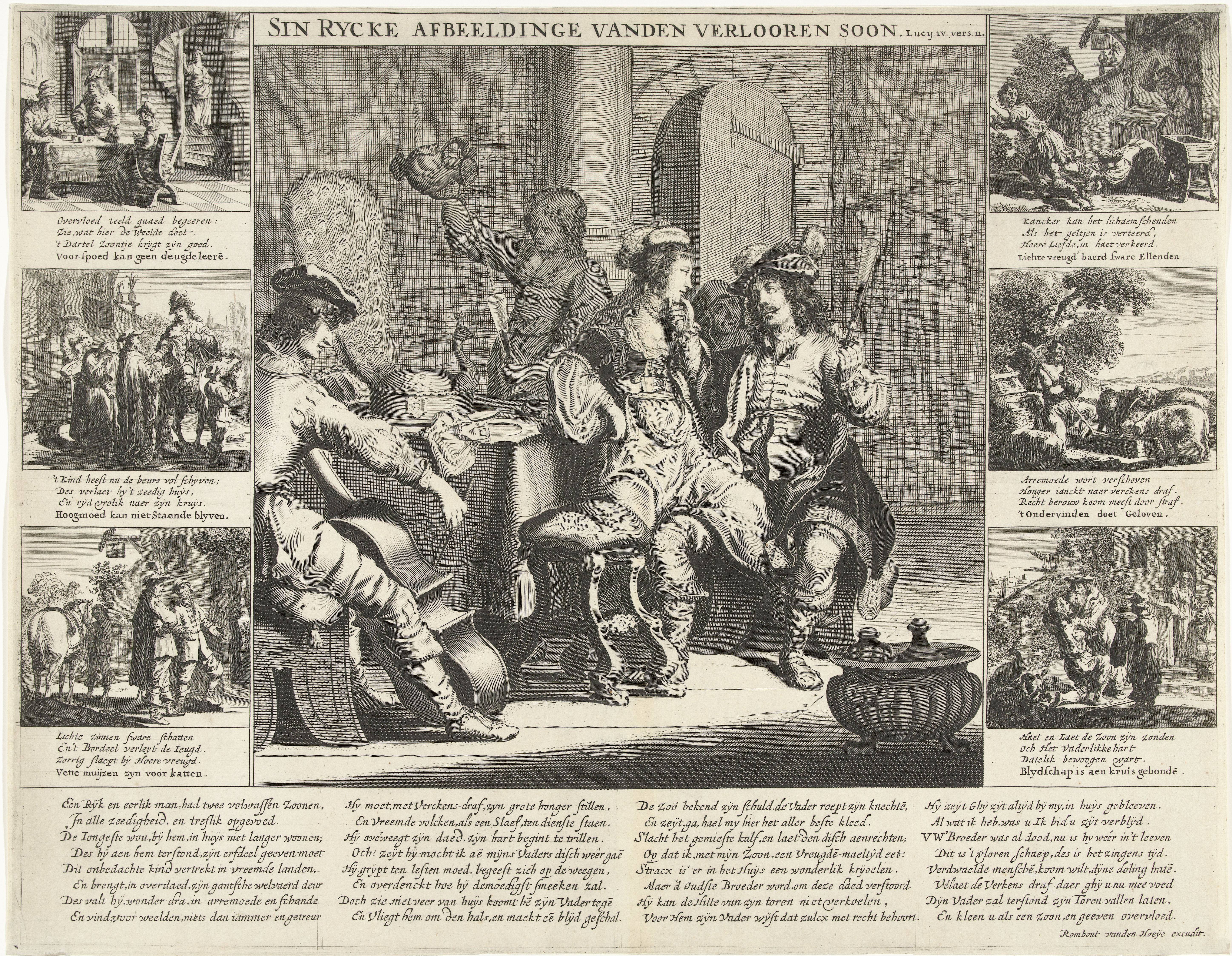prentmaker Cornelis van Dalen, prentmaker Pieter Nolpe-mogelijk-uitgever Rombout van den Hoeye-vermeld op object-1622 - 1665.jpg