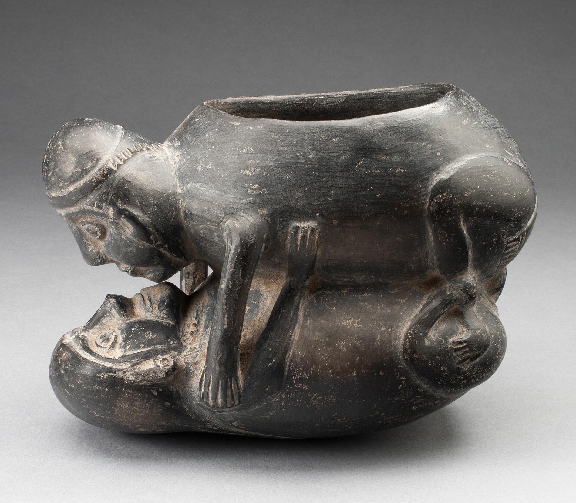 Jar in the form of an erotic scene. Peru, Chimú-Inca, 1200-1470 AD.jpg