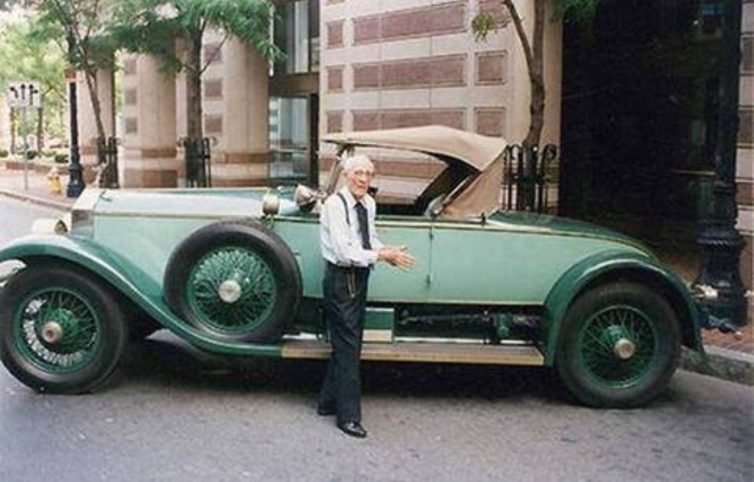 This 102 year old man has driven the same 1928 Rolls Royce for 82 years.jpg