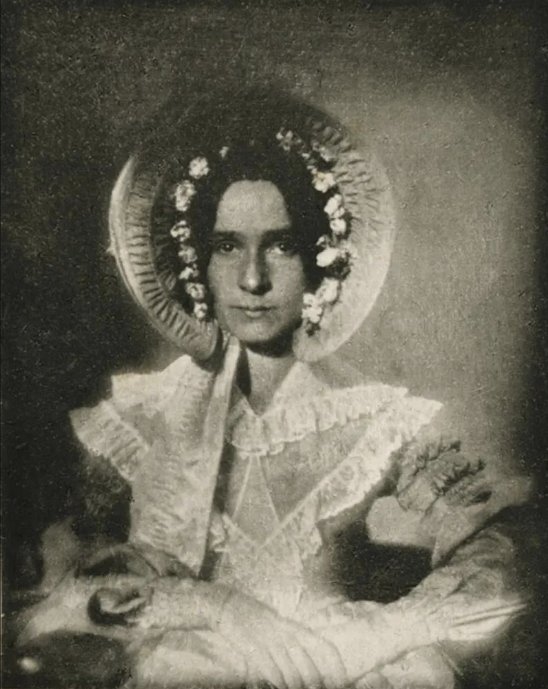 The first surviving photograph of a woman 1836 -Dorothy Catherine Draper was originally taken by her brother Dr. John W. Draper (1811-1882) in his Washington Square studio at the New York University.png