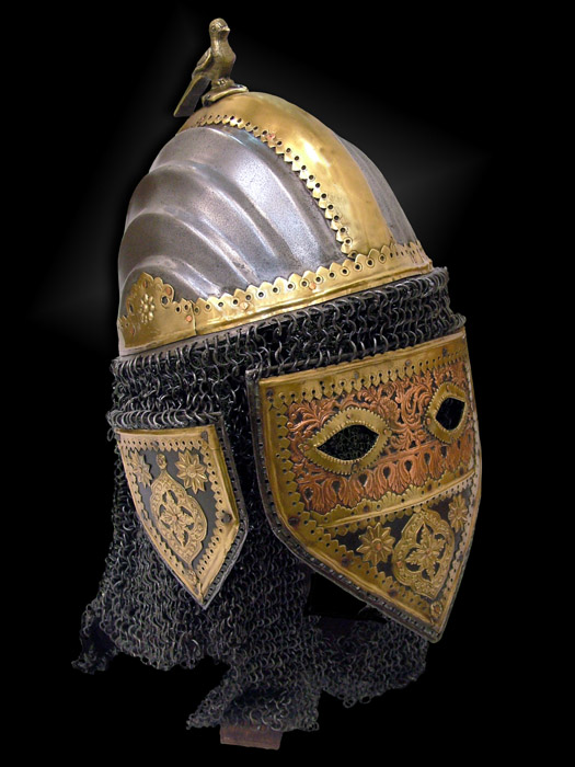 Sindhi helmet, Kalhoro Period, 1700s, modern-day Pakistan.png