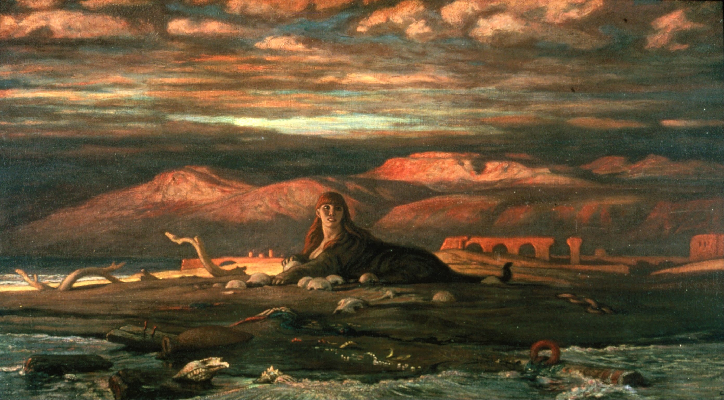Elihu Vedder - The Sphinx of the Seashore (1879).jpg