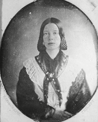 One of the first women to be photographed. Photographed June 2, 1841.png
