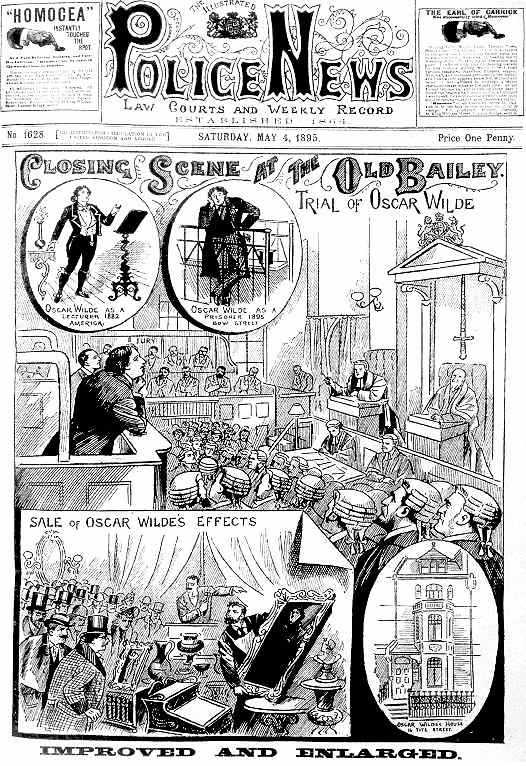 The Oscar Wilde Trial as recorded in The Illustrated Police News, May 4 1895.jpg