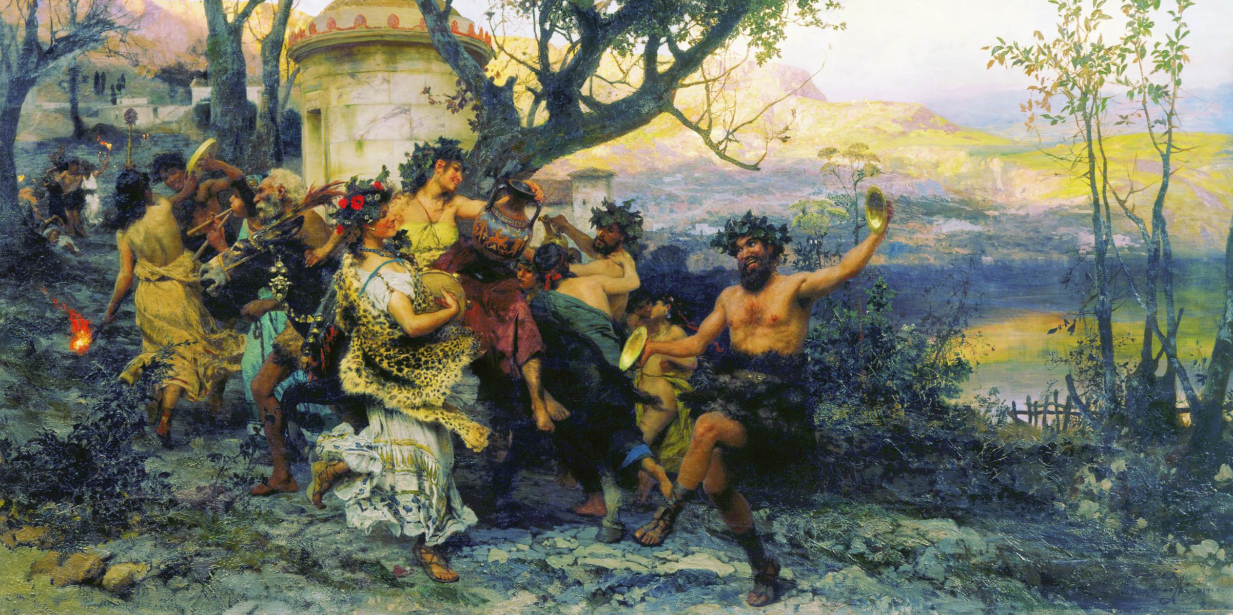 Bacchanalia by Henryk Hector Siemiradzki, 1890.jpg