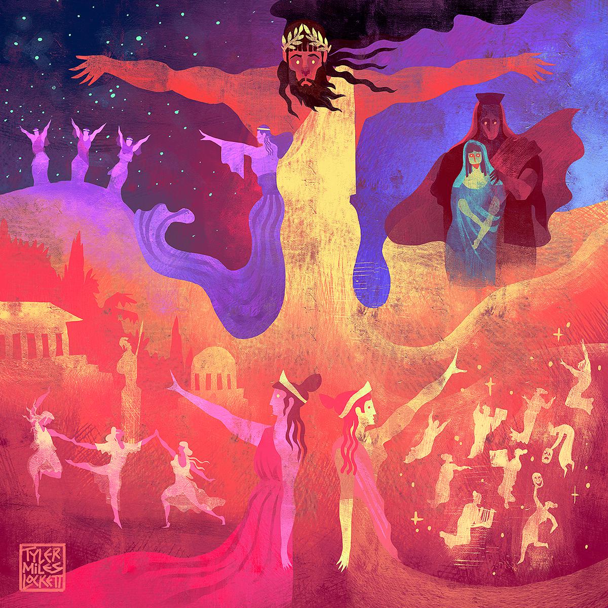 Zeus Deity Daughters, by me, digital, 2023.jpg