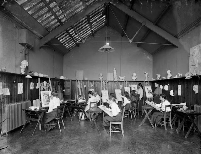 Clifton High School Studio, Art Class, June 25, 1908.jpeg