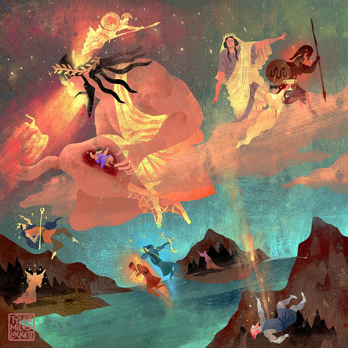 Zeus Offspring Olympians, by me, digital, 2023.jpg