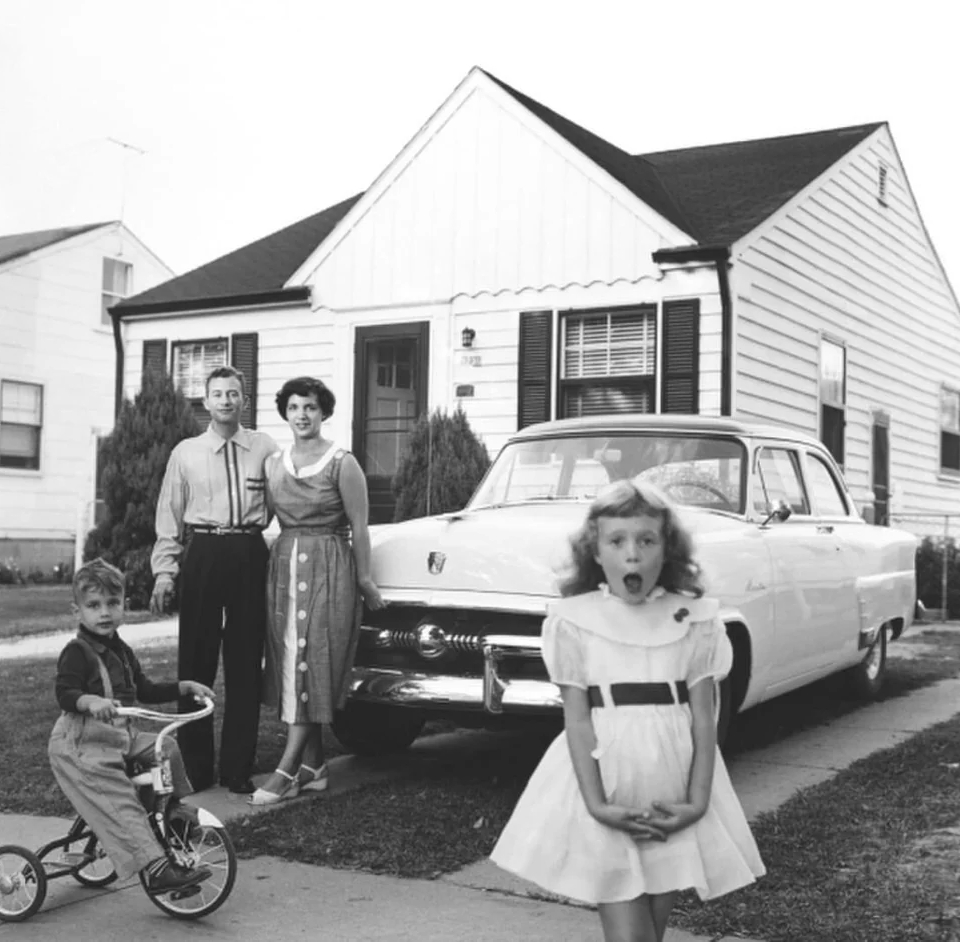 American family, Detroit, Michigan, 1954. This is all from a Ford factory worker’s wages.jpg