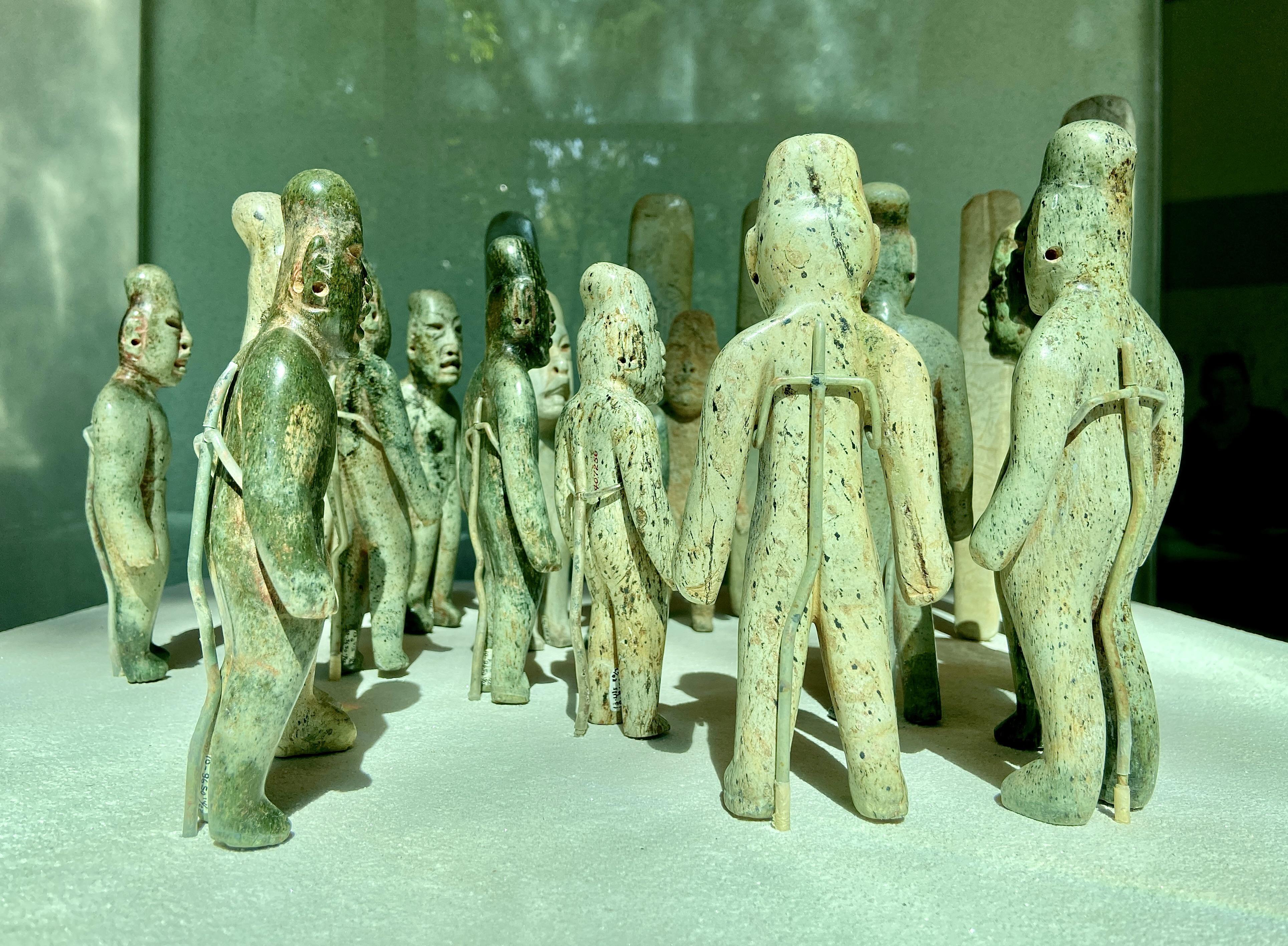 16 Jadeite Olmec Figures. INAH Museum. 800-600 B.C..jpg