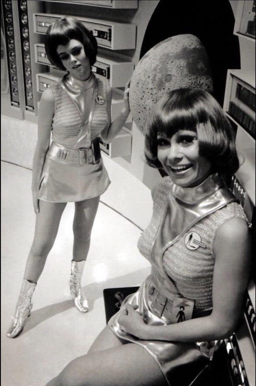 Gabrielle Drake and Antonia Ellis. TV series ‘UFO’ (1970).jpg