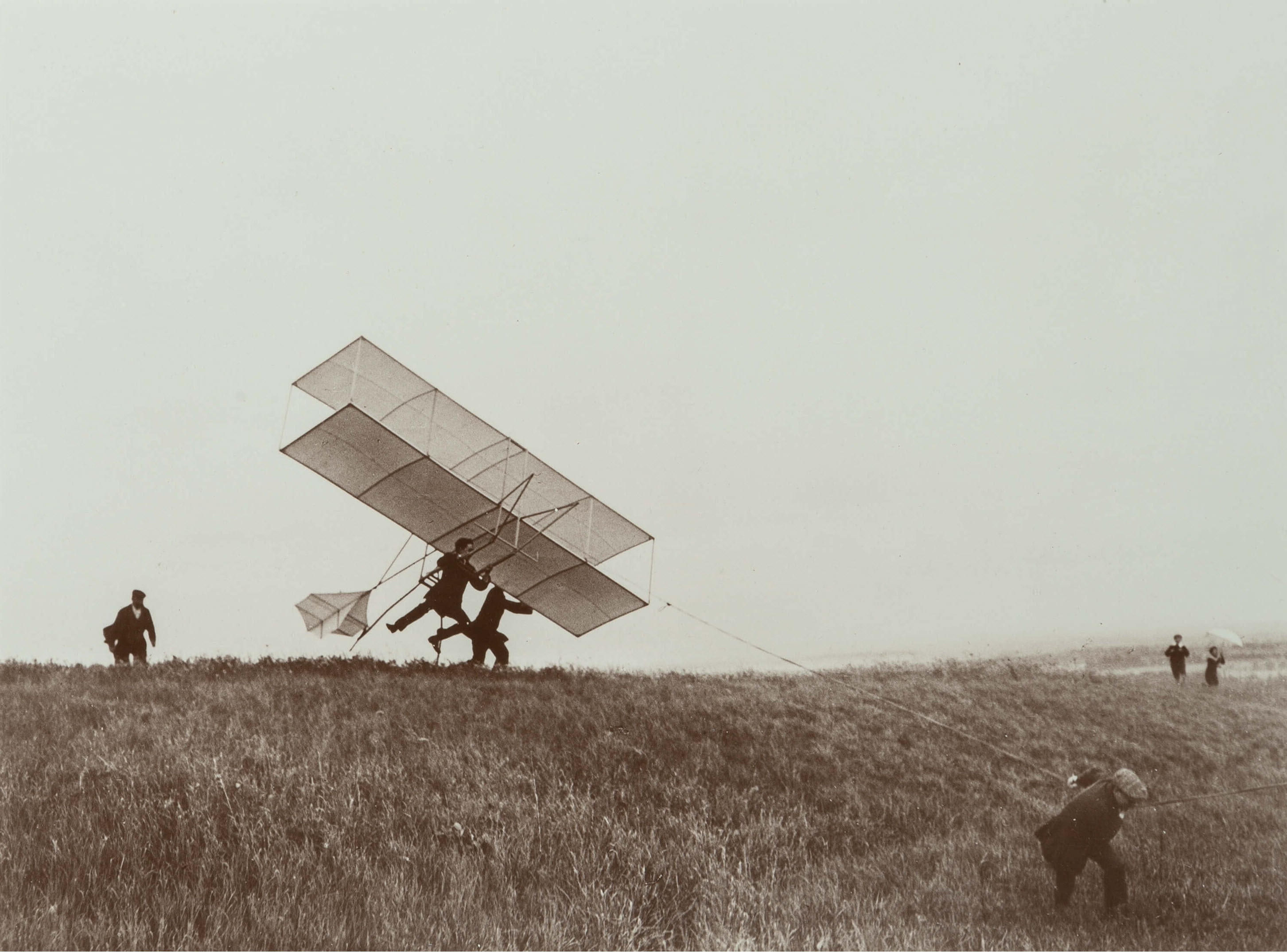 My Brother, Zissou, gets his glider airborne, Chateau de Rouza, 1908.jpg