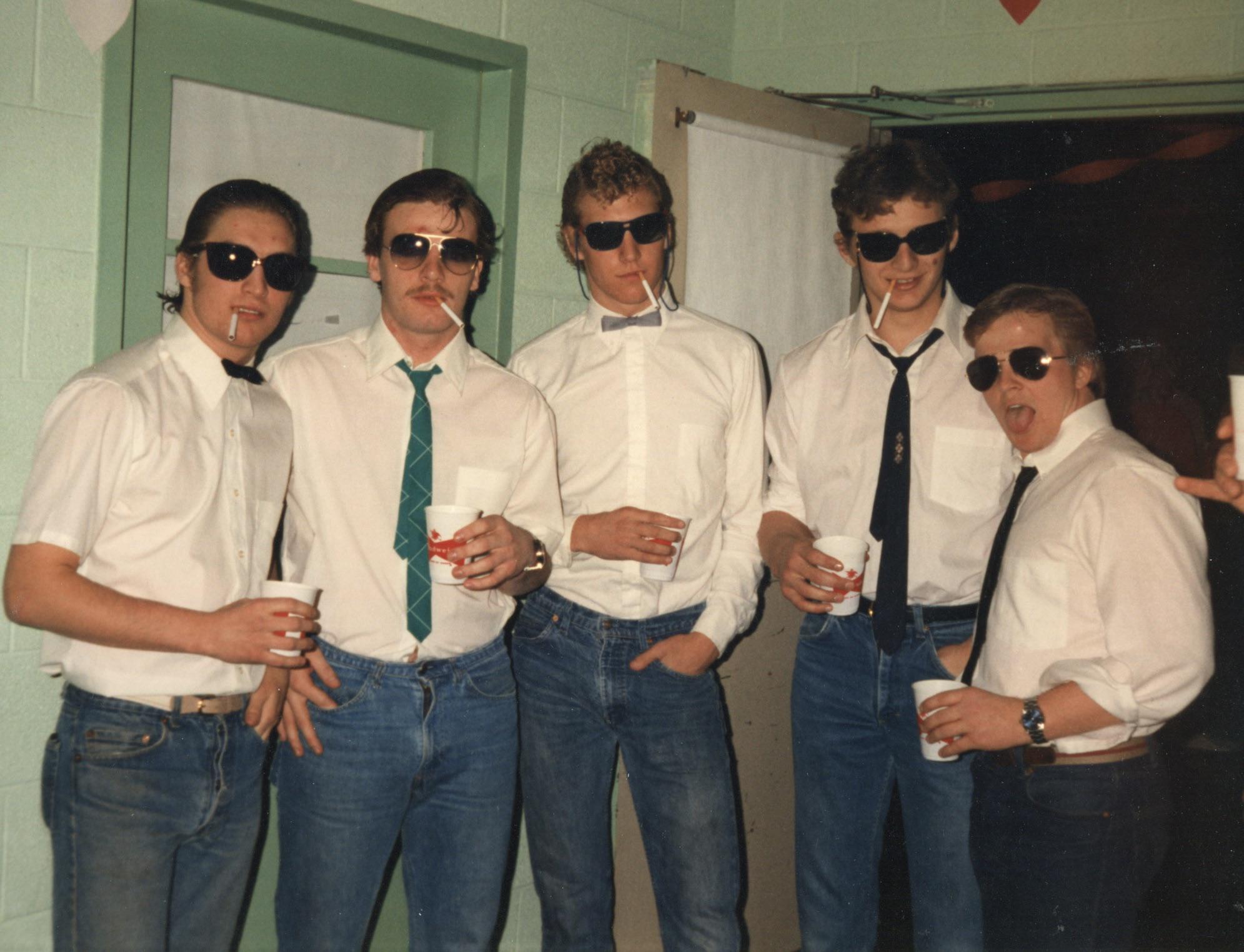 Headed to a college beer bash 1988.jpg