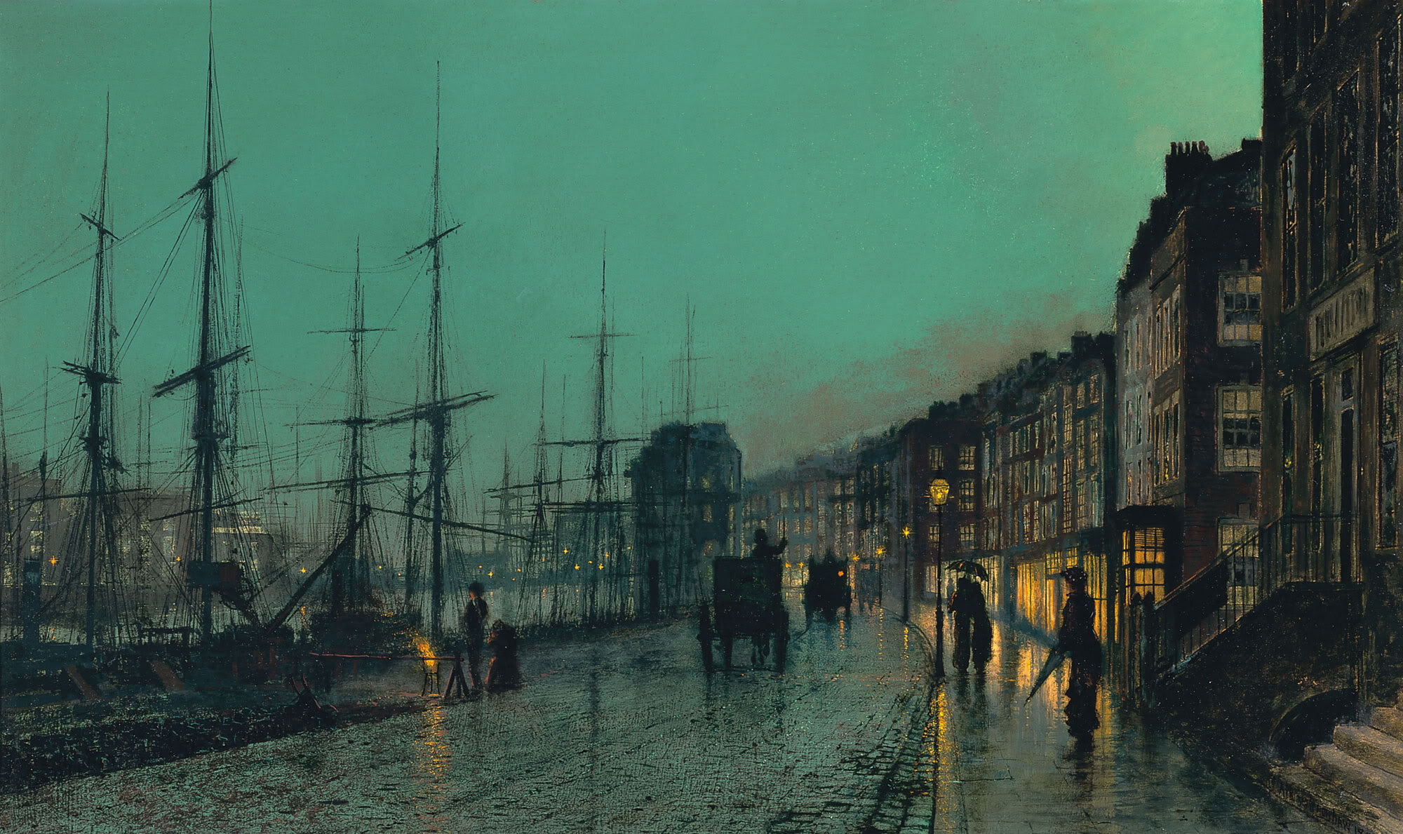 John Atkinson Grimshaw - Shipping on the Clyde (1881).jpg