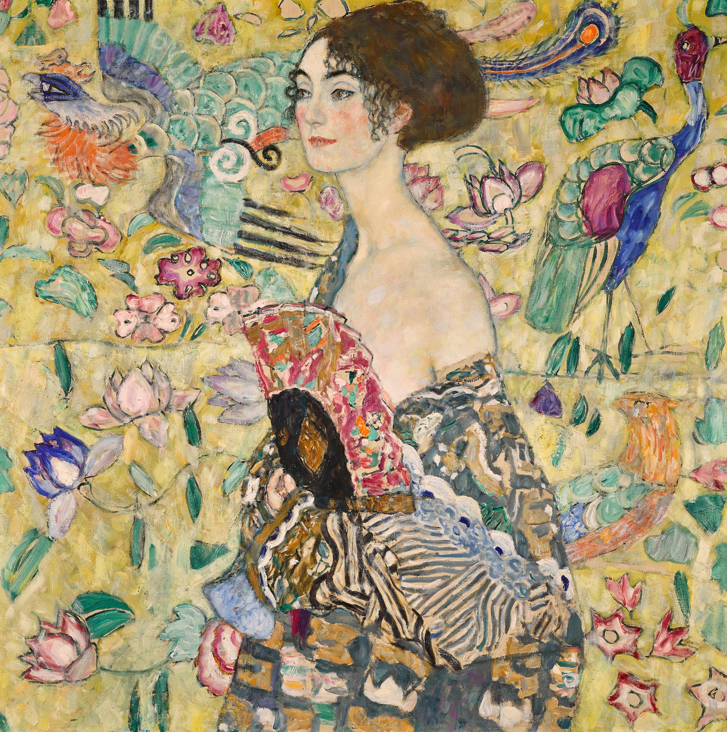 Lady with a Fan by Gustav Klimt (1918).jpg