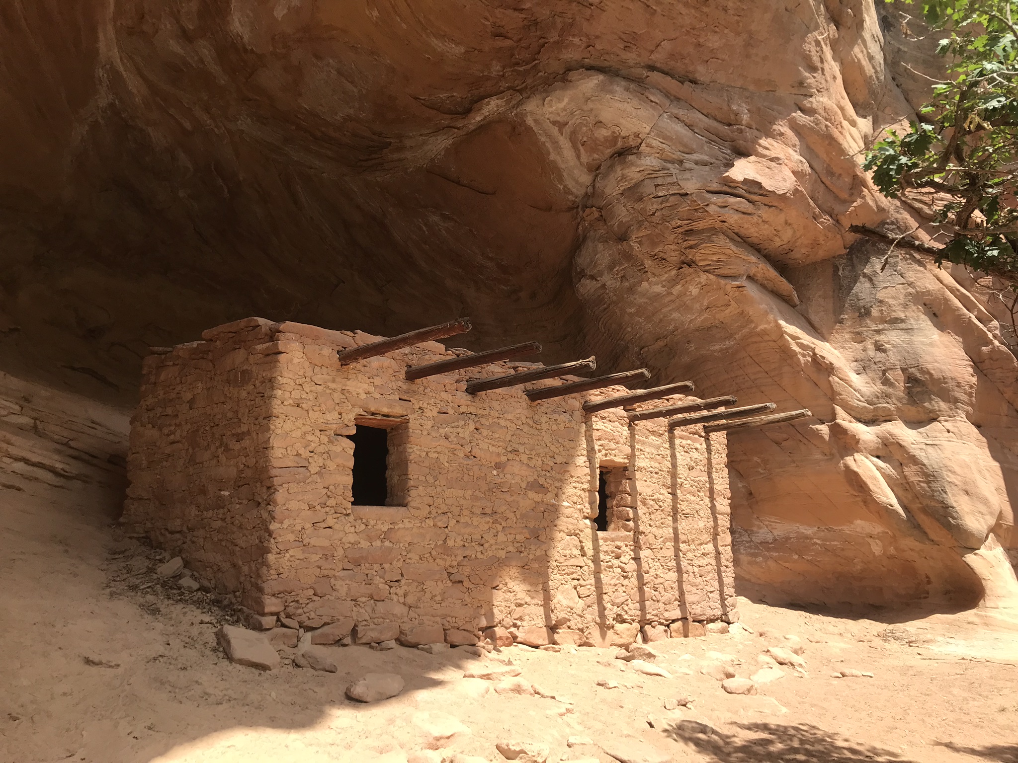 Ancestral Puebloan granary (original condition, no reconstruction), ~1450 AD.jpg