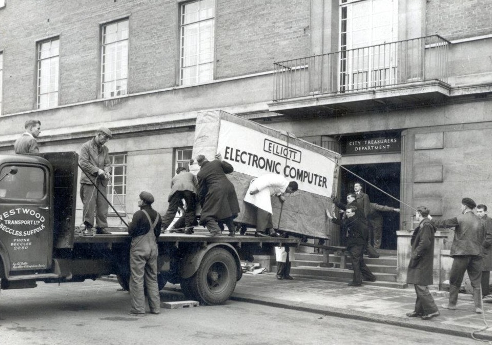 An electronic computer delivery 1958.jpg