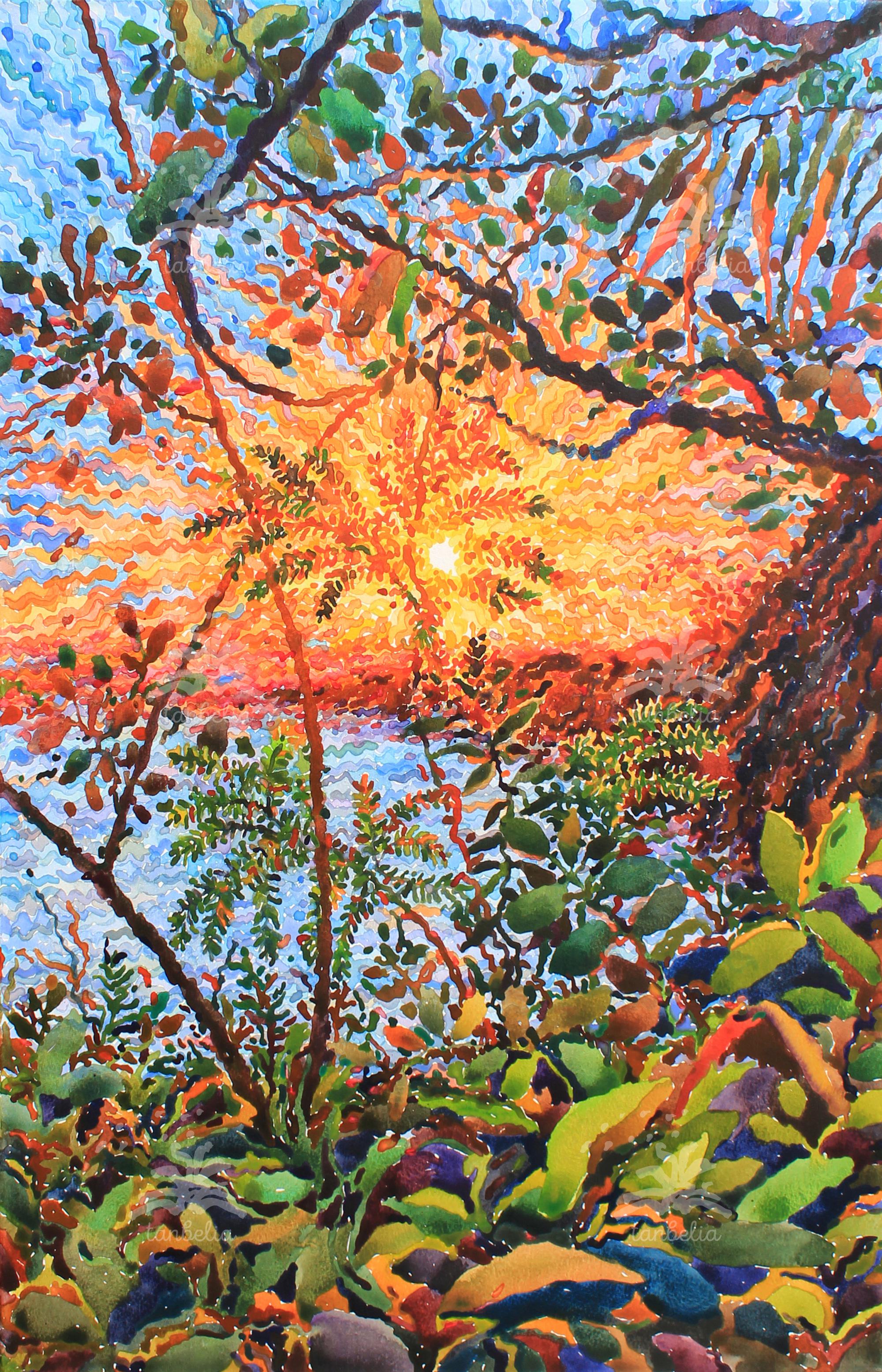 Sunset on Kelingking beach, Tanbelia, 2023.jpg