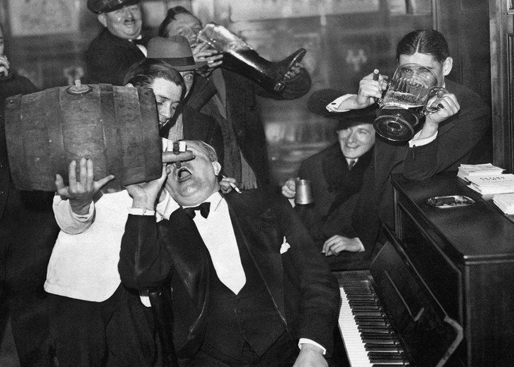 The boys celebrating the end of prohibition 1930s.jpg