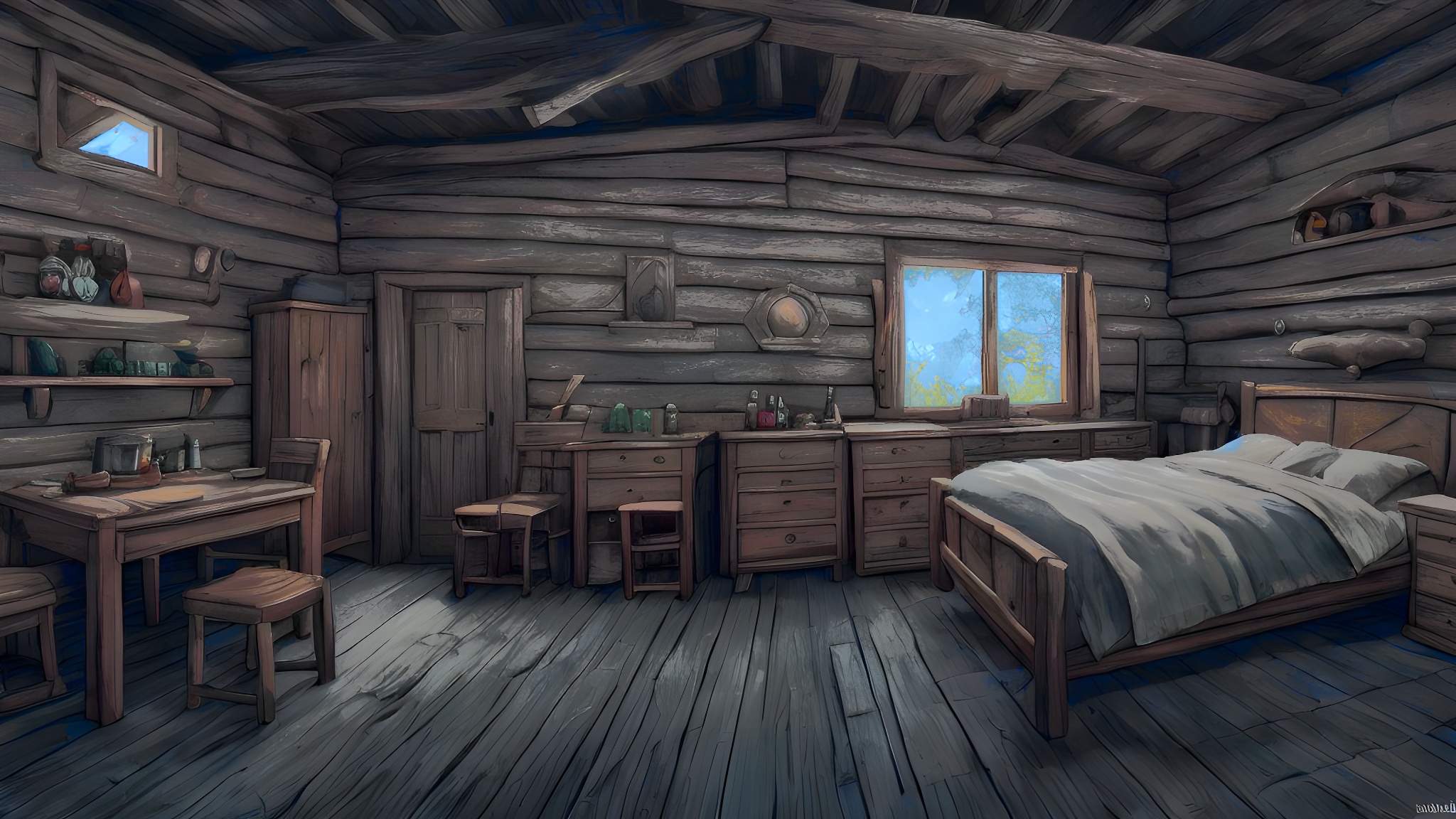 RAW_photo___old_rustic_cabin_interior_with_simple_furniture_in_summer__S2476840_St50_G7.5.jpeg