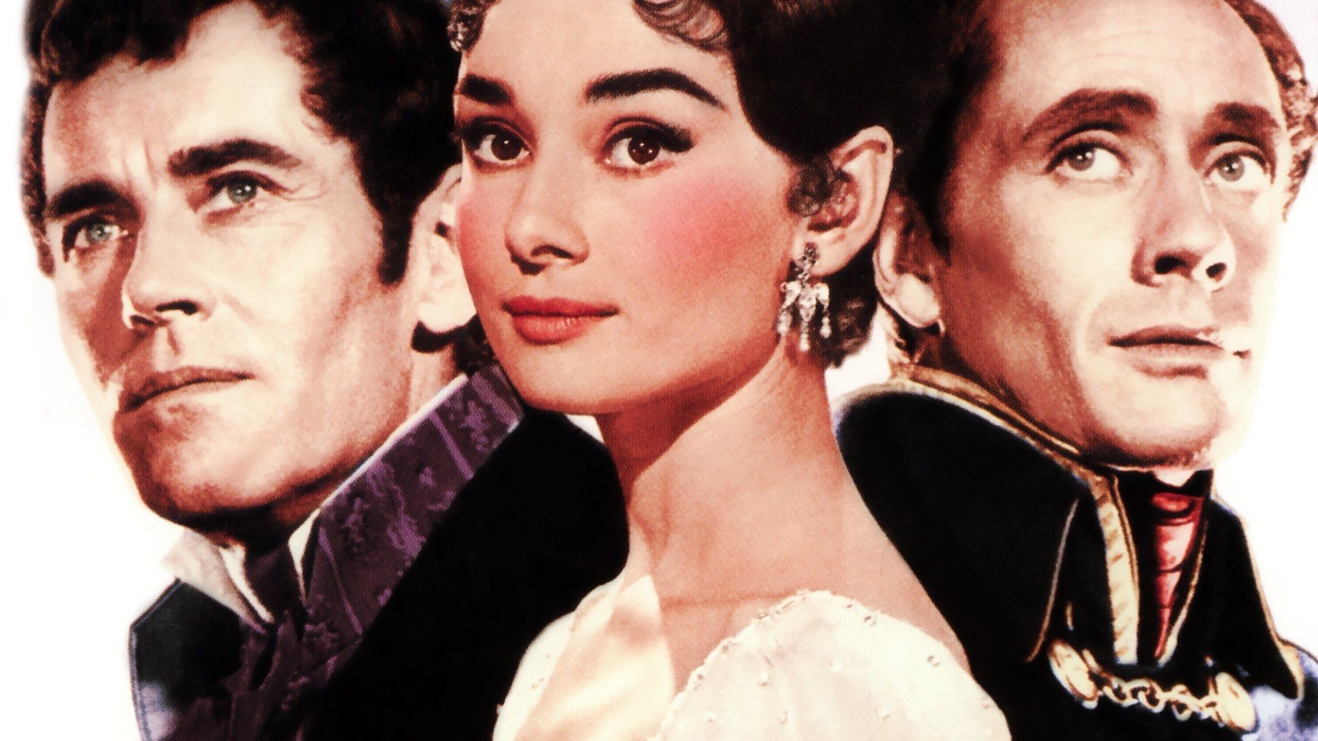 War and Peace 1956. Henry Fonda, Audrey Hepburn, Mel Ferrel.jpg