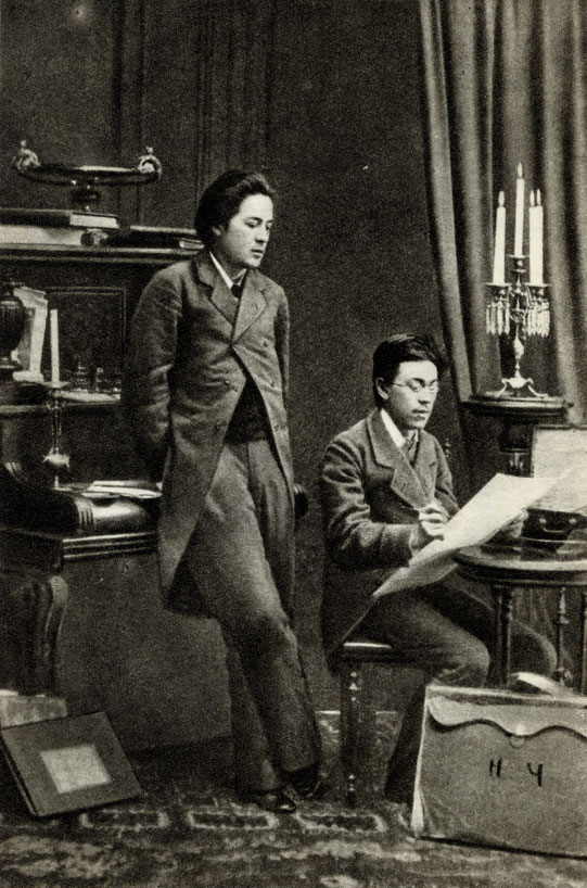 Антон и Николай Чеховы. Февраль 1882 г.jpg