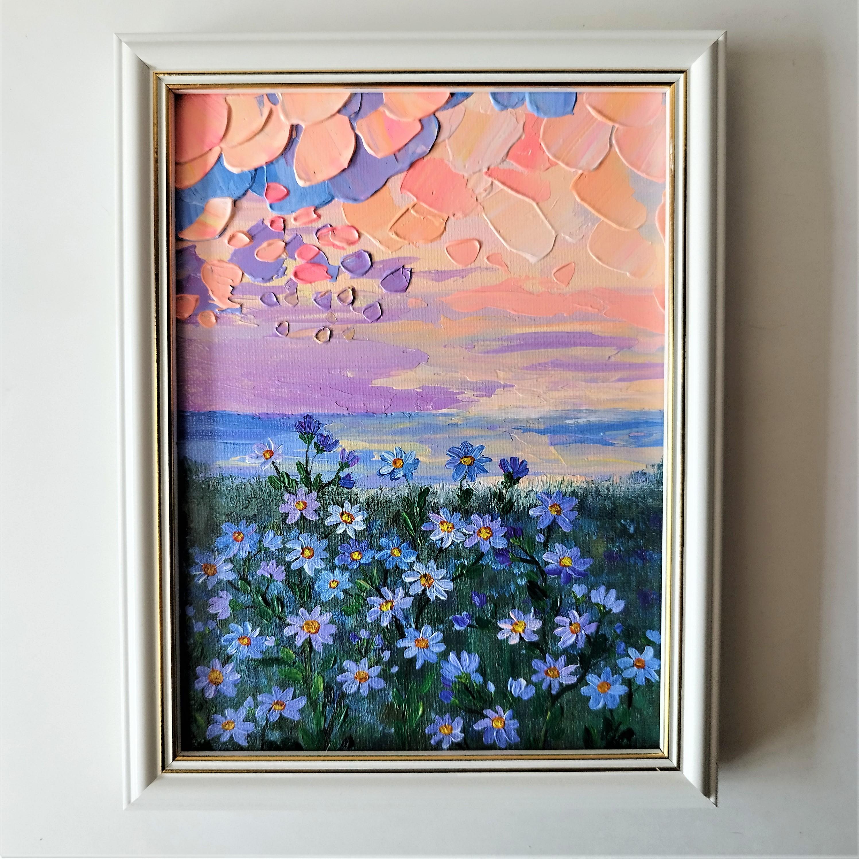 Bright evening, Evgenia Ivenskaya, acrylic, canvas board, 2023.jpg