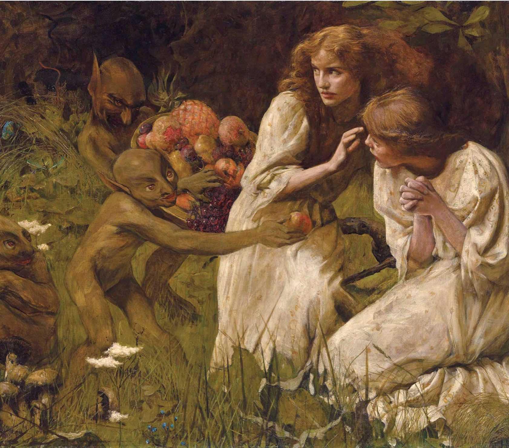 The Goblin Market - Hilda Koe, 1895, oil on canvas.jpg