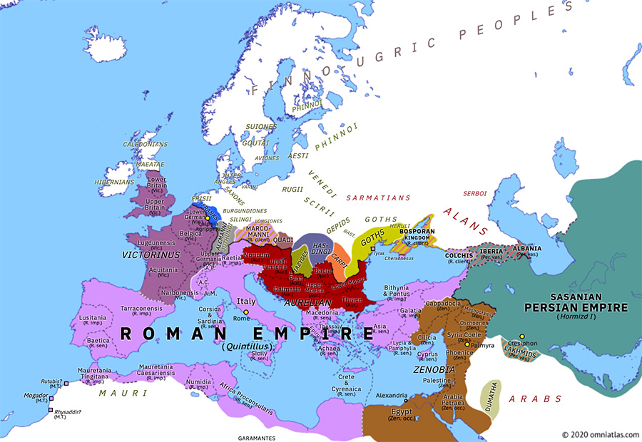 Europe in October 270 AD - Aurelian vs Quintillus.jpg