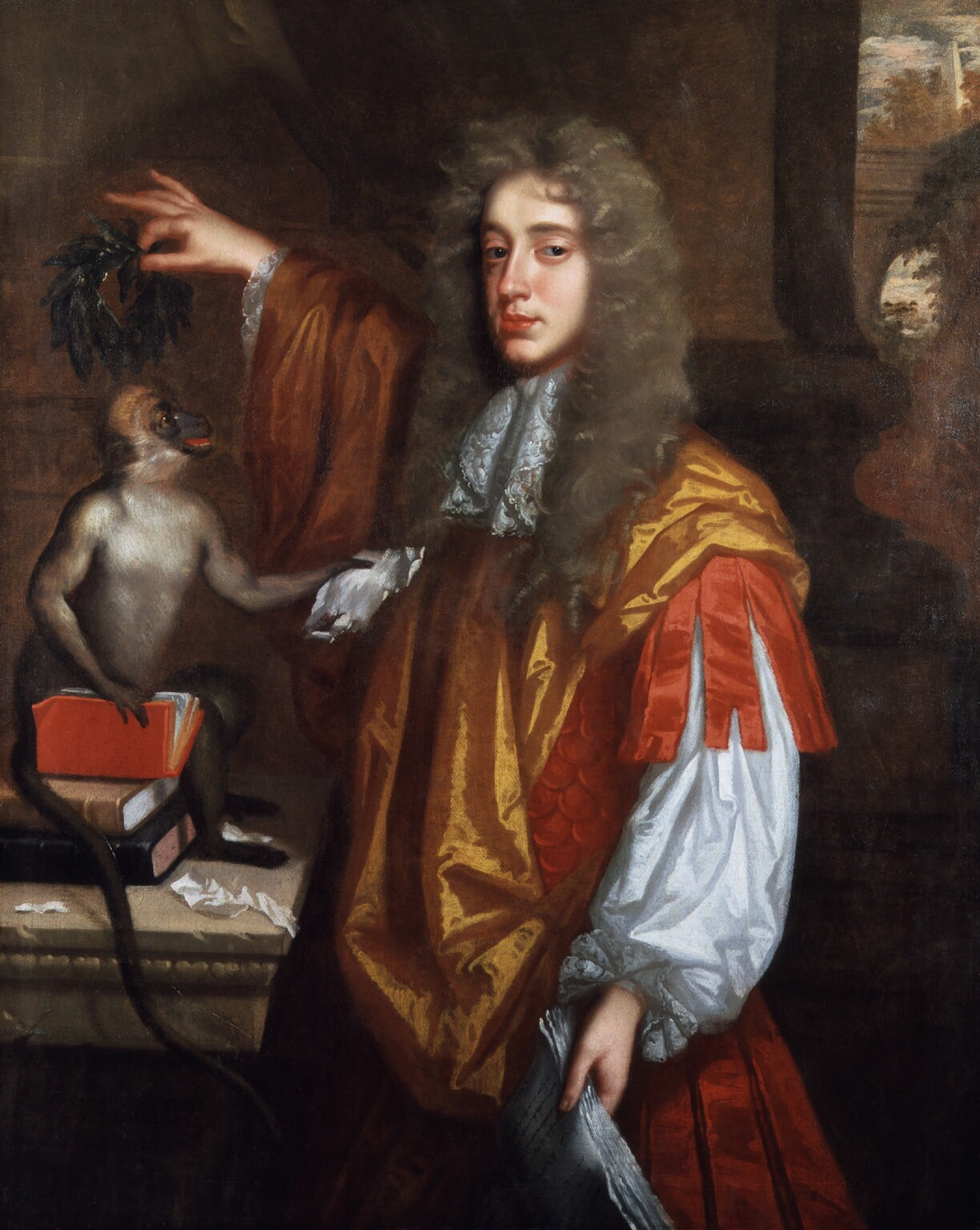 Портрет Джона Уилмота, 2-го графа Рочестера. [Неизв., после Якоба Хойсменса.] 1675.jpg