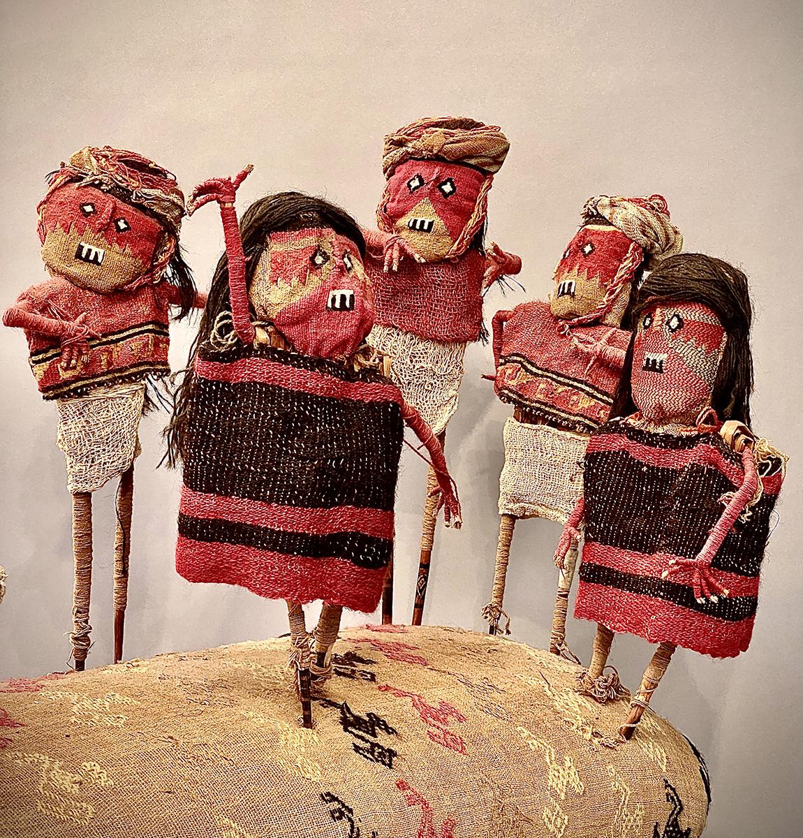 Group of dolls arranged in a ceremonial scene, from a dry tomb. Peru, Chancay culture, 900-1400 AD.jpg