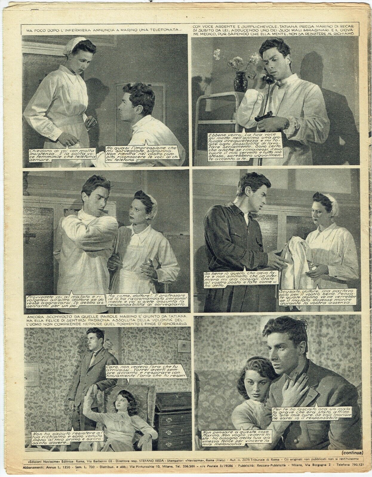 Sophia Loren known as Sofia Lazzaro in a photo novel published in 1952 when she was 18. Cover 4.jpg