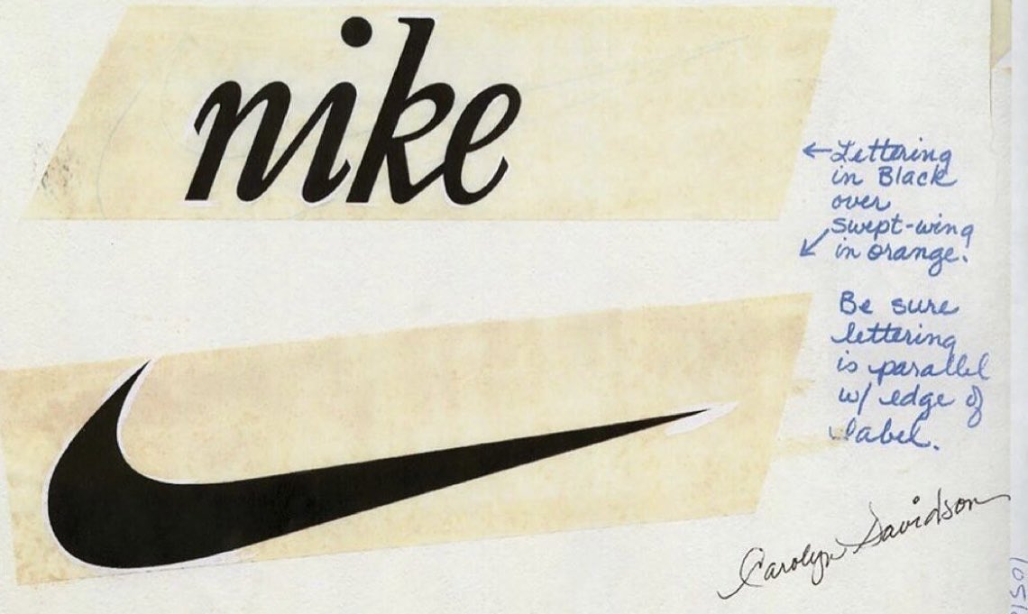 In 1971, Nike hired a student to create a logo. She was paid $35 for her design.jpg