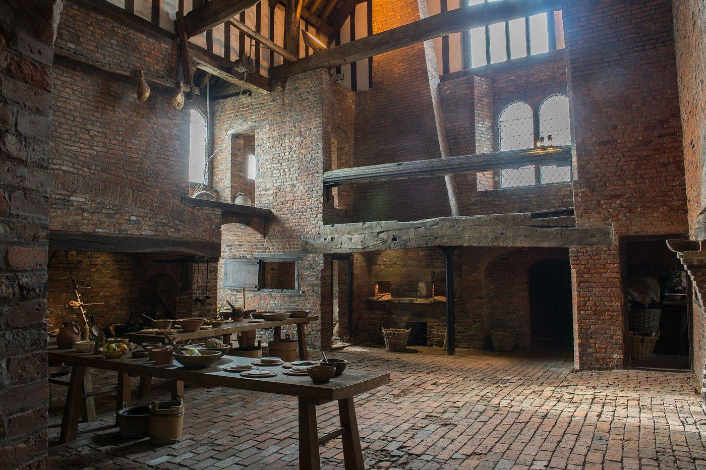 Gainsborough Old Hall Lincolnshire. This large, late-medieval manor house built by the noble Burgh family around 1460 boasts one of the few remaining medieval kitchens.jpg