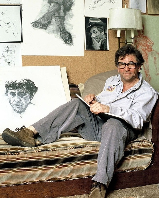 Питер Фальк в своей студии, 1984.jpg