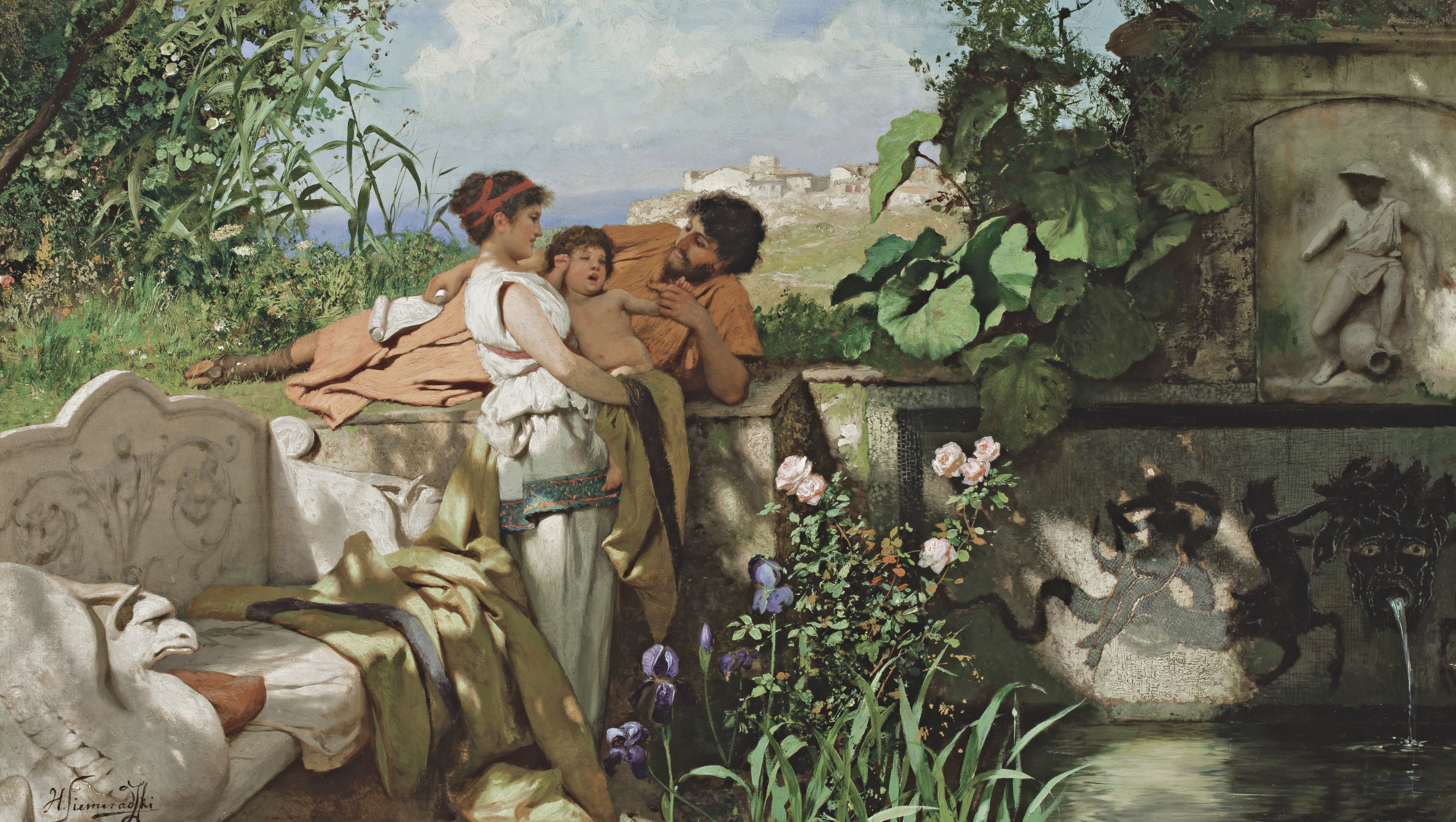 By The Fountain (after 1872) by Henryk Siemiradzki.jpg