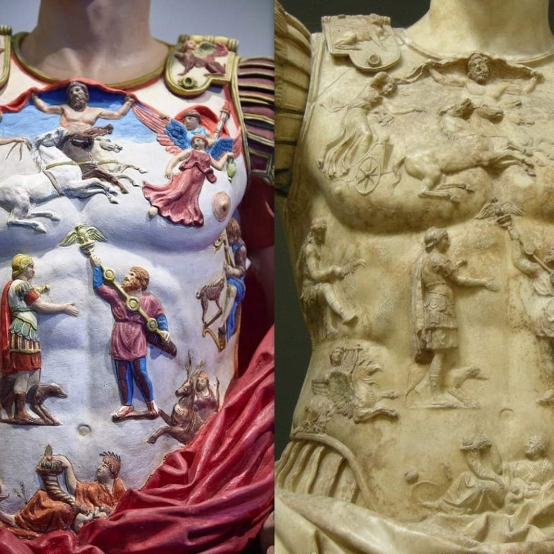 Ancient Roman statues weren't white but were actually colorful, often garishly so.jpg