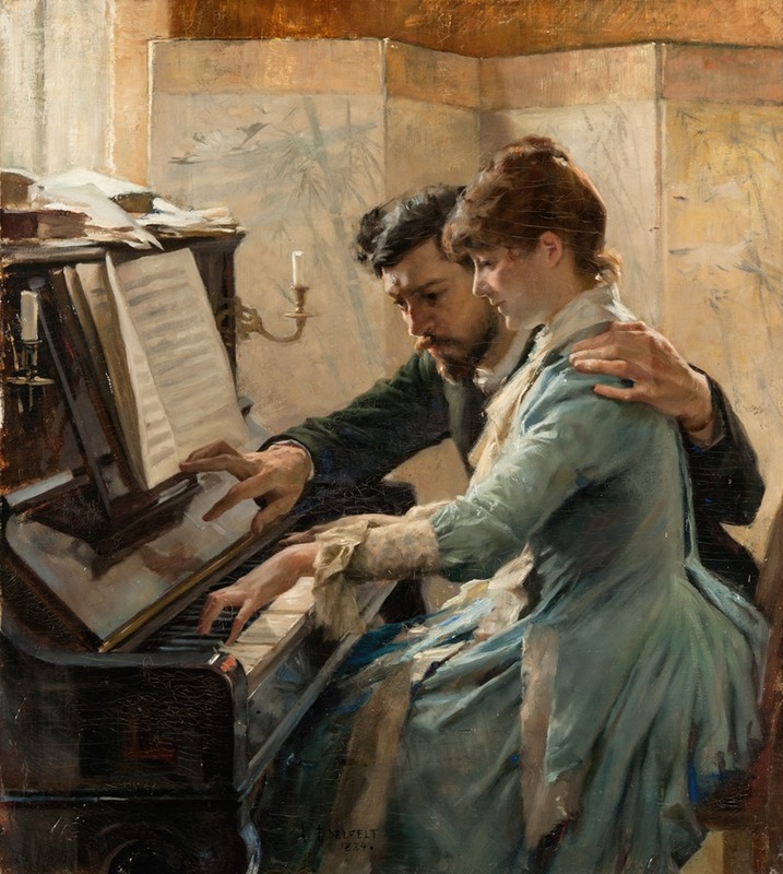 Albert Edelfelt. At the Piano, 1886.jpg