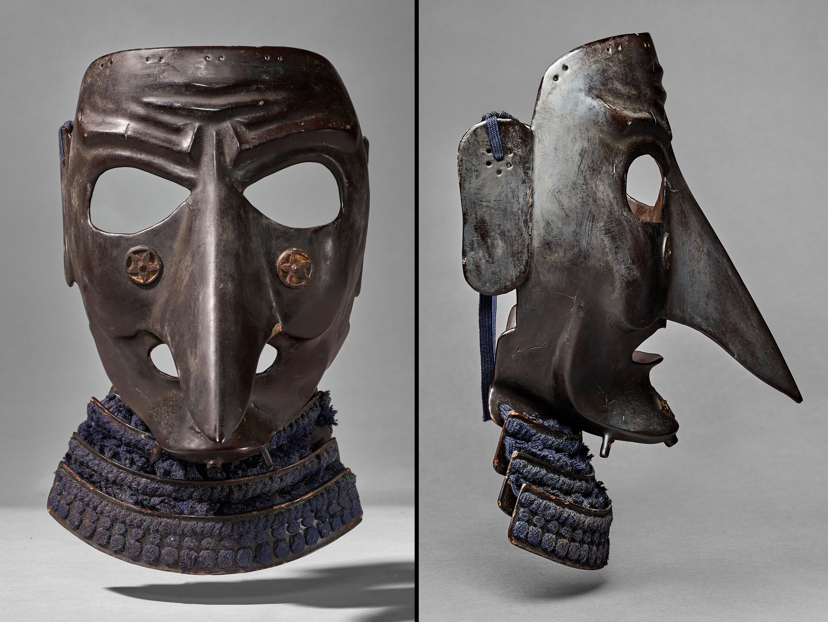 Armor mask shaped like a tengu. Japan, 18th-19th century.jpg