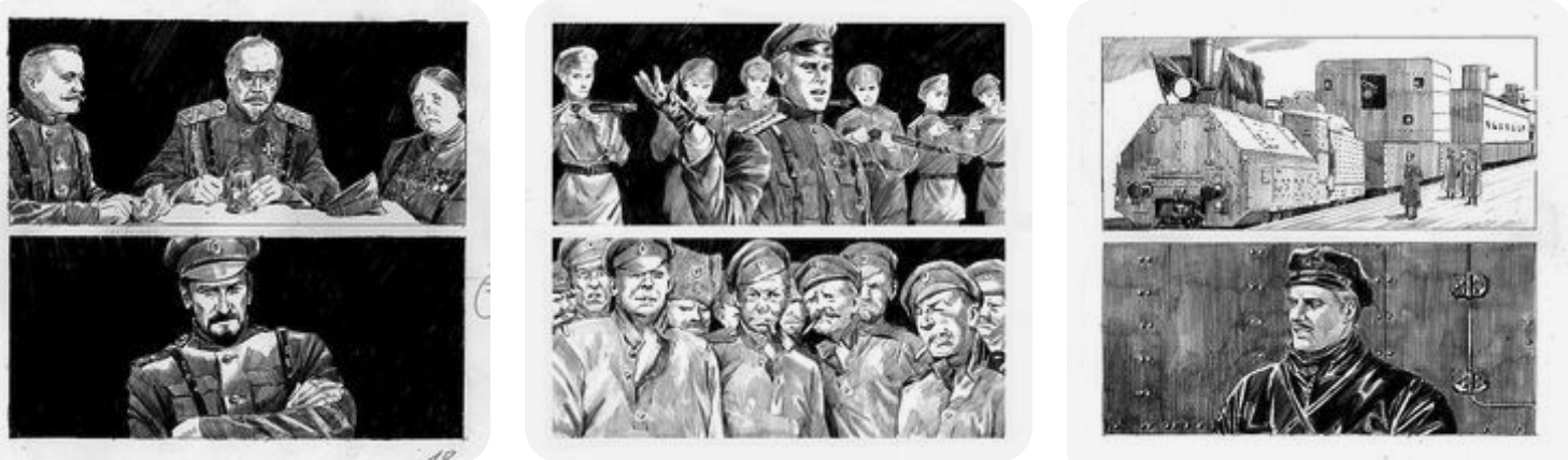 Игорь Сакуров. Илл. к циклу повестей Б. Акунина «Роман-кино».png