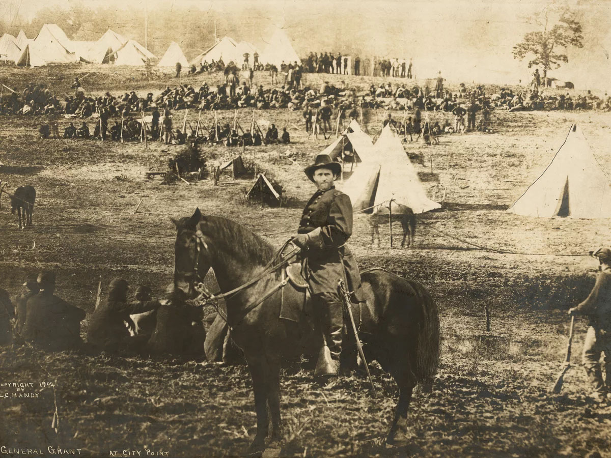 General Grant at City Point, created circa 1902.jpg