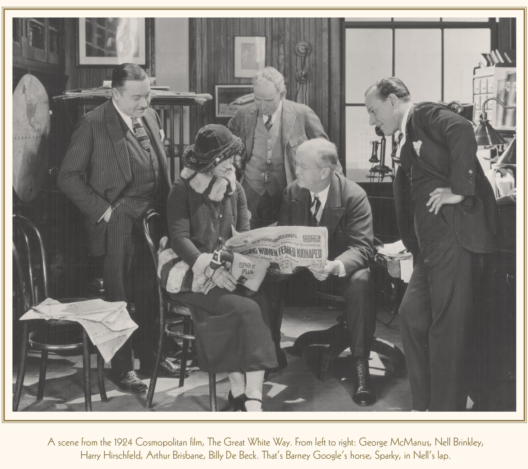Нелл Бринкли с коллегами по комиксному цеху, 1924.jpg