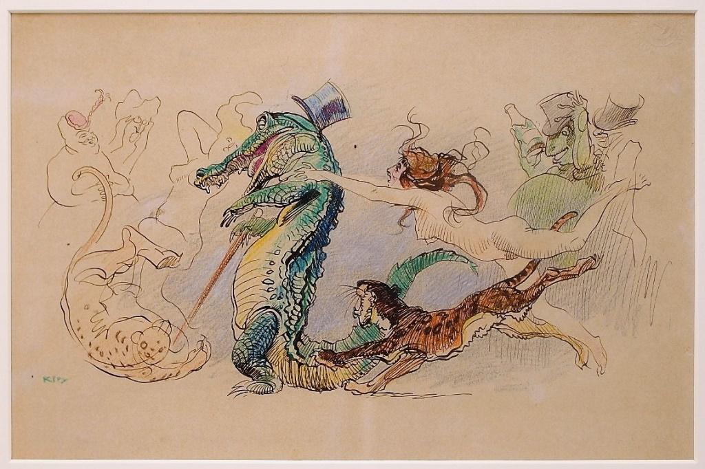 Heinrich Kley. Leben und Ausleben Lassen, 1919. Sold $4,500.jpg