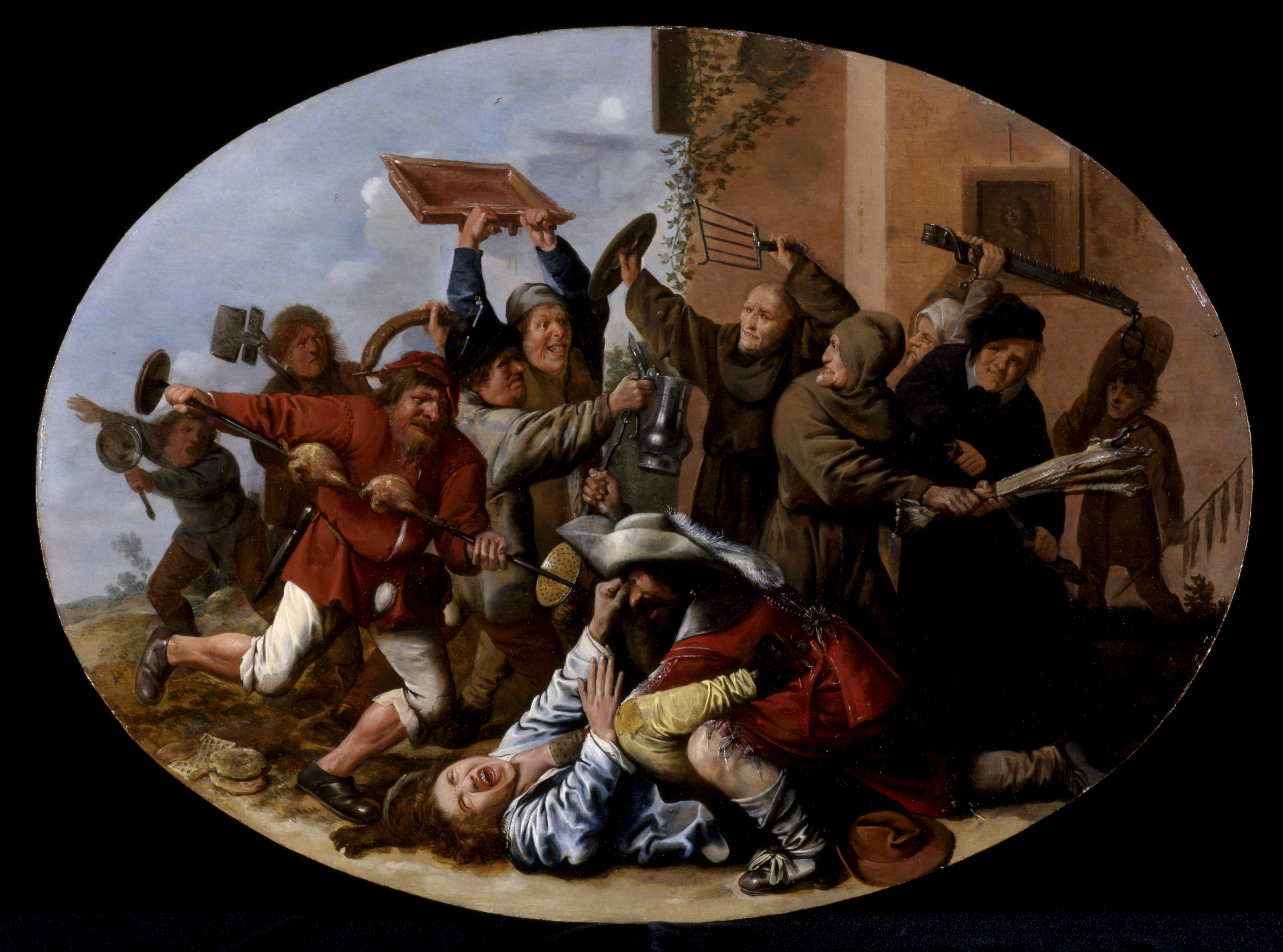 Battle Between Carnival and Lent (1633–1634) by Jan Miense Molenaer.jpg