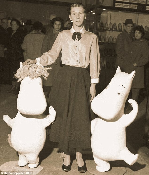 Tove Jansson, Finnish author and illustrator who created the 'Moonmins', 1956.jpg