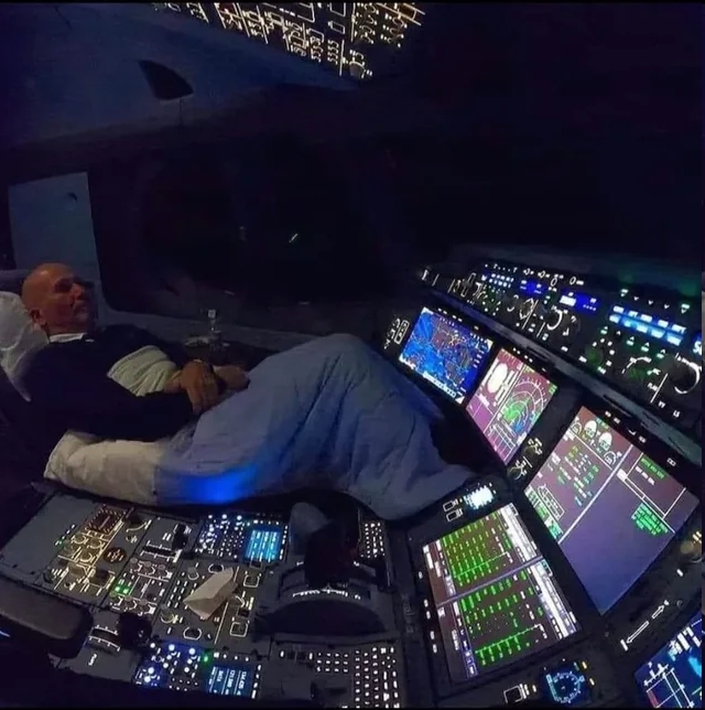 A pilot relaxing in a 'controlled rest' during an overnight flight.jpg