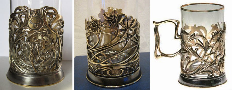 Art Nouveau-style Russian folk style 'podstakanniki'.jpg