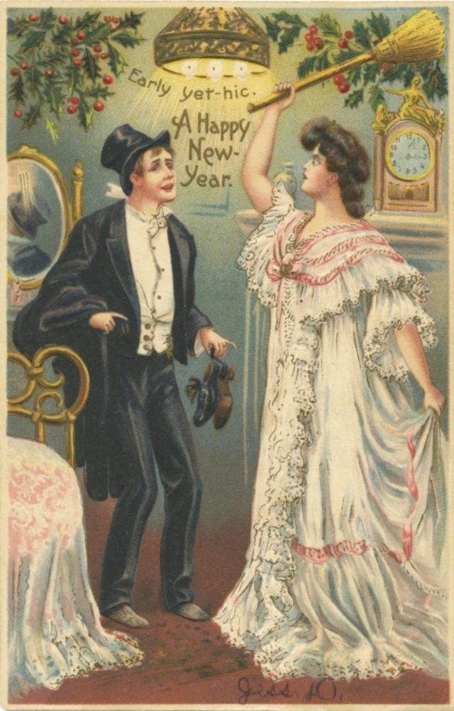 Early Yet-Hic. A Happy New Year, circa 1900s.jpeg