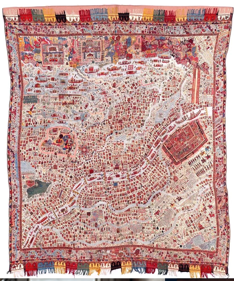 1870s Cashmere Shawl that's also a map of Kashmir (Srinagar).jpg